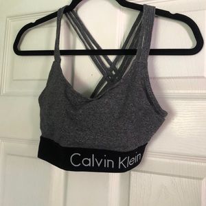 Calvin Klein performance sports bra with padding